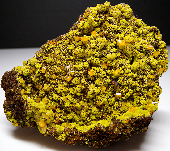 Wulfenite with Mimetite