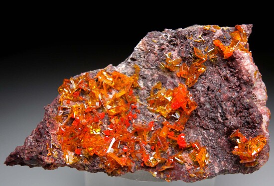 Wulfenite with Mimetite