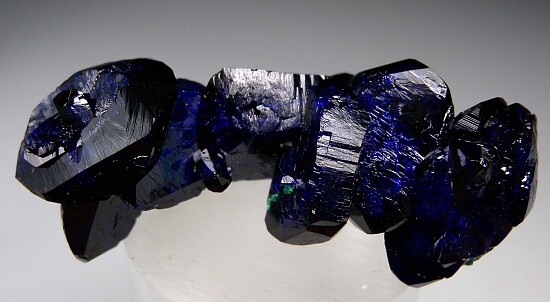 Azurite with Malachite