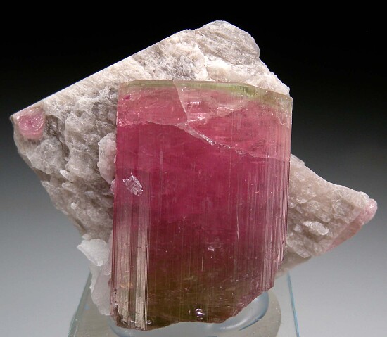 Tourmaline on Feldspar
