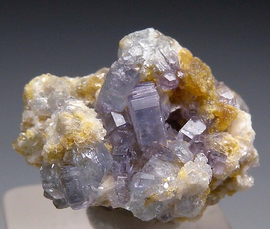 Apatite with Bertrandite