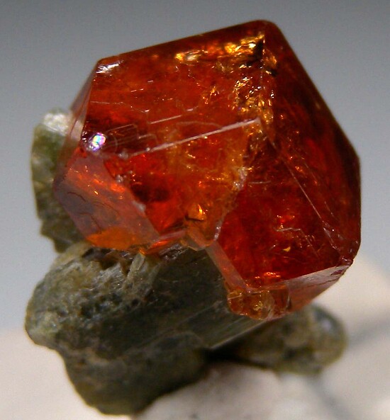 Grossular on Diopside