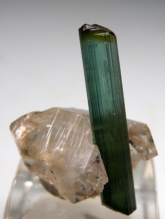 Tourmaline on Quartz