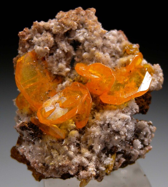 Wulfenite with Willemite