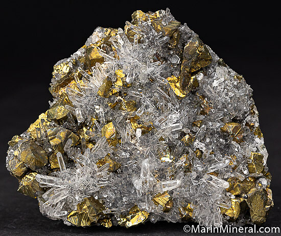 Chalcopyrite with Quartz