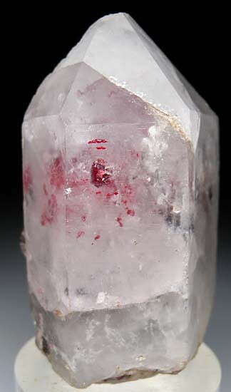 Cinnabar in Quartz