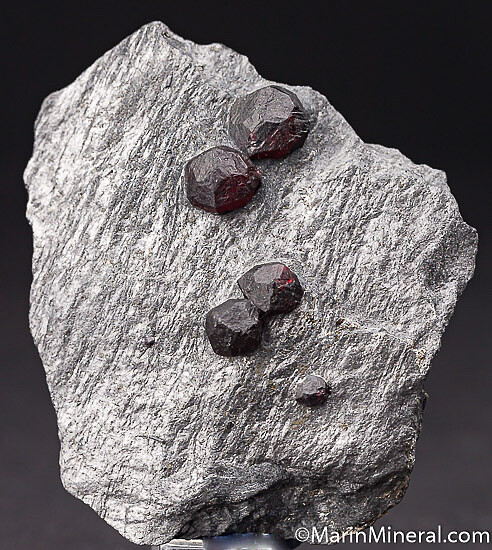 Garnet, Dravite in Graphite