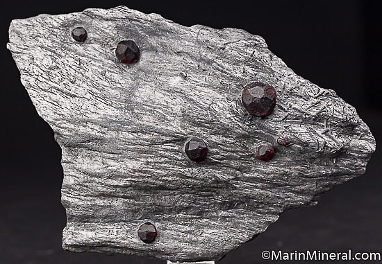 Garnet, Dravite in Graphite