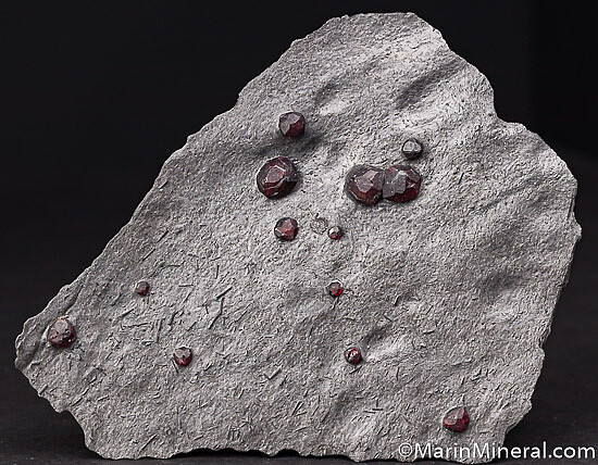 Garnet, Dravite in Graphite