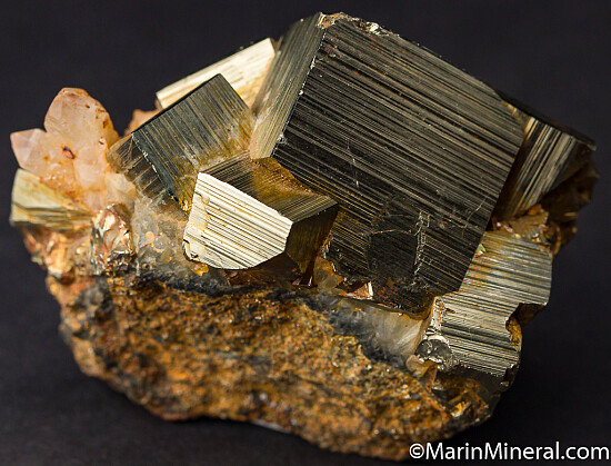 Pyrite with Quartz