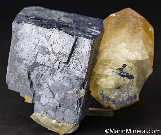 Galena with Calcite