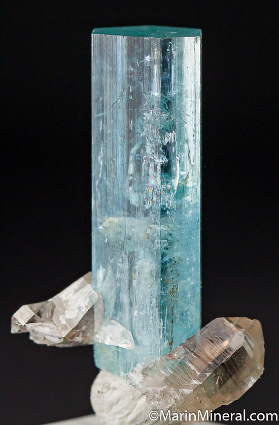 Aquamarine with Quartz