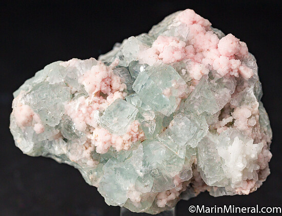 Rhodochrosite with Fluorite