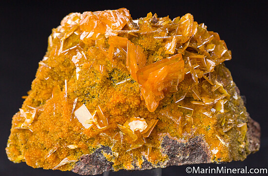 Wulfenite with Mimetite