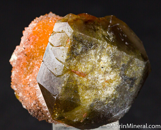 Wulfenite with Quartz