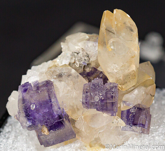 Fluorite with Calcite