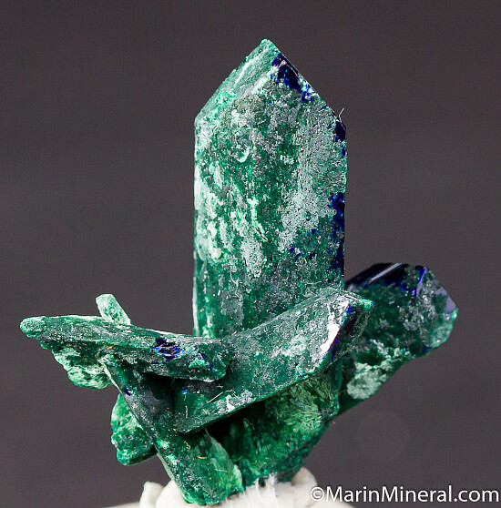 Malachite after Azurite