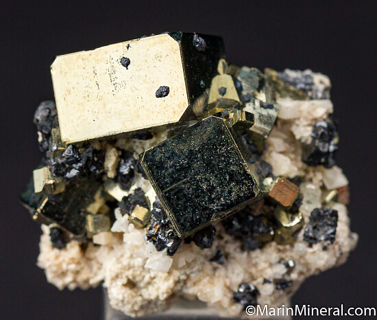 Pyrite with Pyrite after Enargite