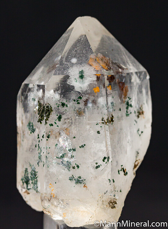 Quartz with inclusions