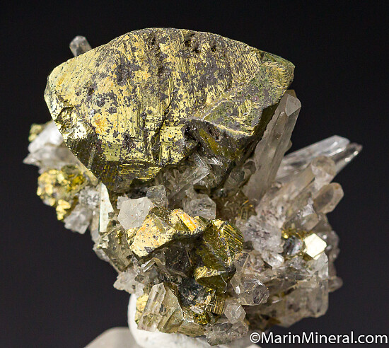 Chalcopyrite with Quartz