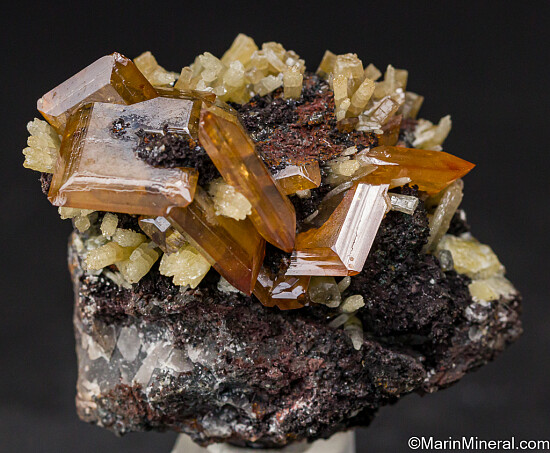 Wulfenite with Mimetite