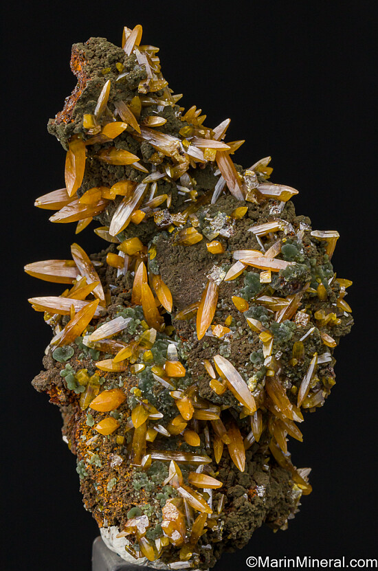 Wulfenite with Mimetite