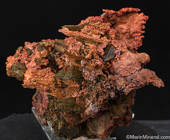 Copper on Mine Timbers