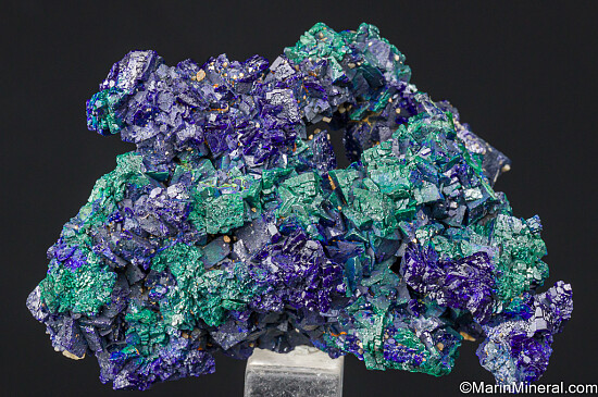 Azurite, Malachite after Azurite