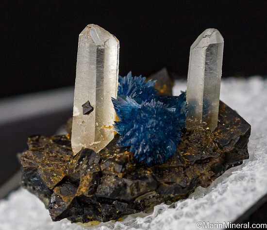Vauxite with Quartz
