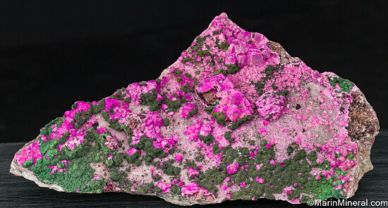 Kolwezite on Cobaltian Calcite