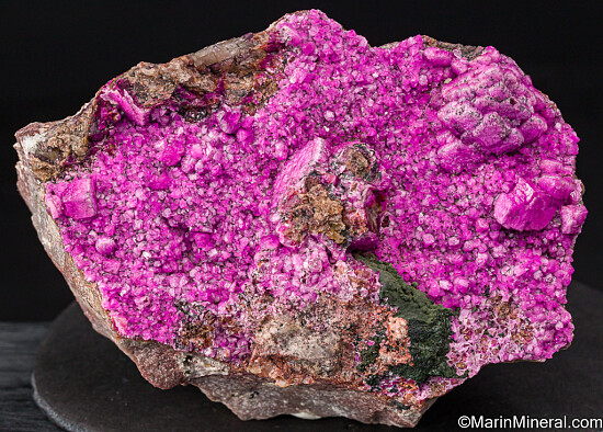 Kolwezite on Cobaltian Calcite