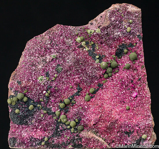 Kolwezite on Cobaltian Calcite