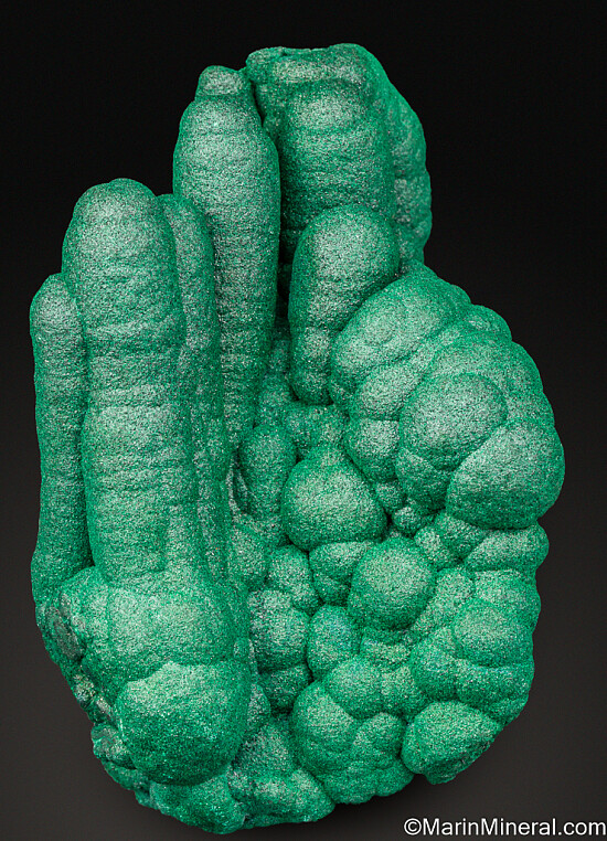 Malachite stalactites