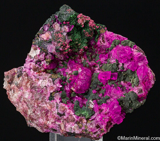 Kolwezite on Cobaltian Calcite