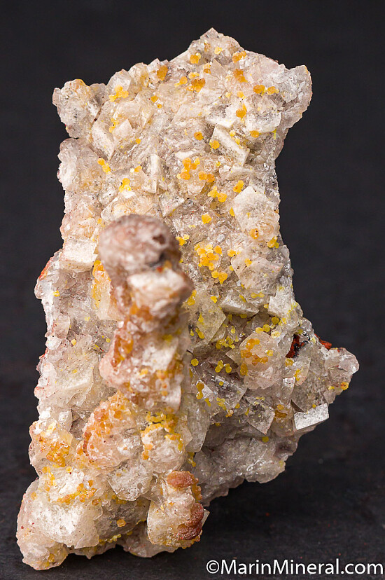 Mimetite with Calcite