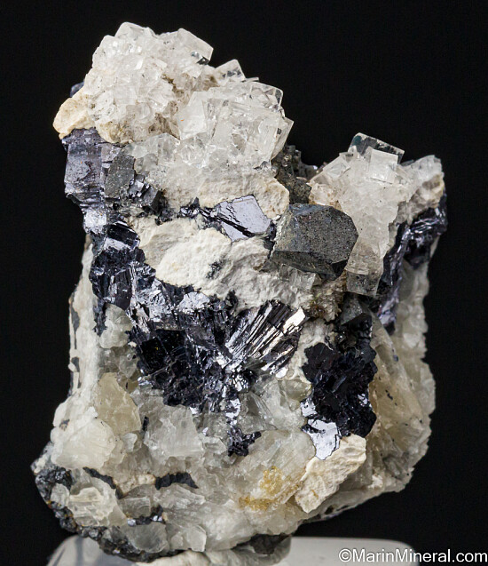 Fluorite, Galena on Barite