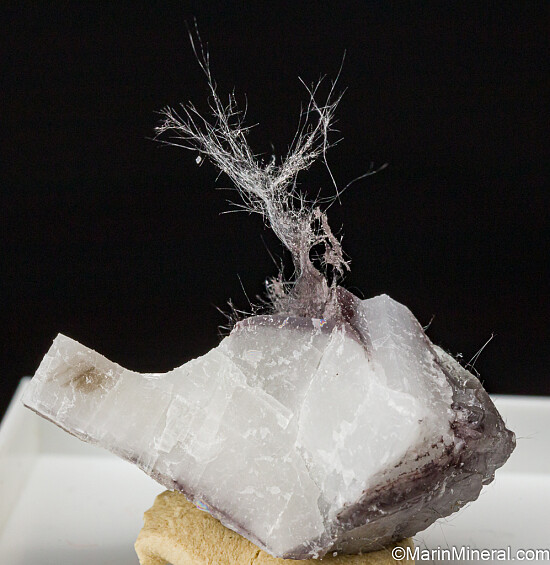 Boulangerite on Calcite