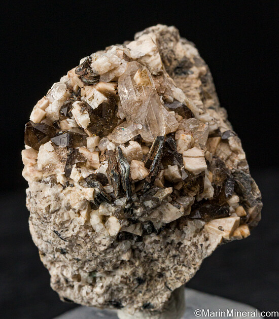 Topaz, Smokey Quartz, Feldspar