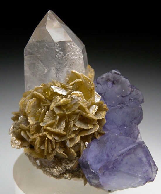Fluorite, Quartz, Siderite