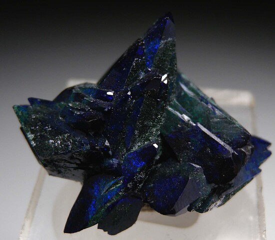 Azurite with Malachite