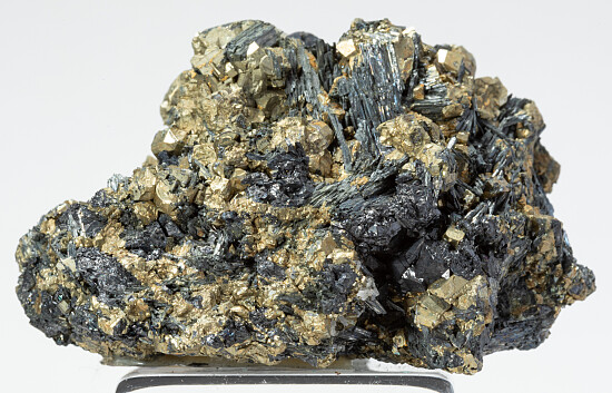 Stibnite with Pyrite