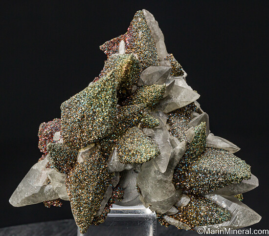 Chalcopyrite on Calcite