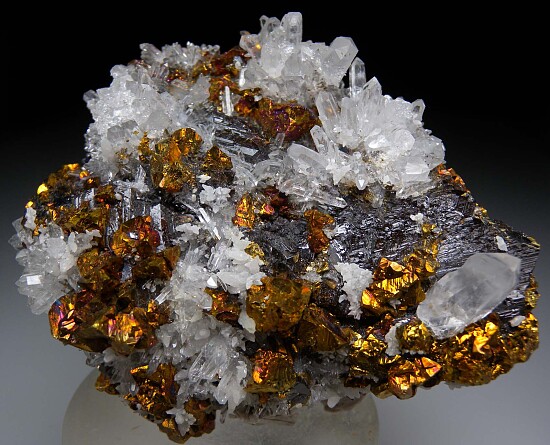 Chalcopyrite, Quartz, Sphalerite