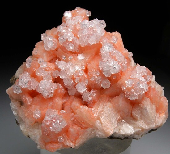 Apophyllite on Stilbite