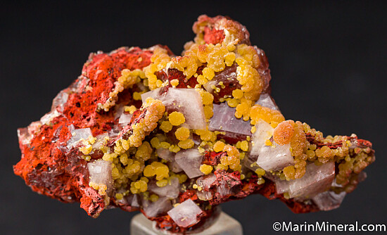 Mimetite with Calcite