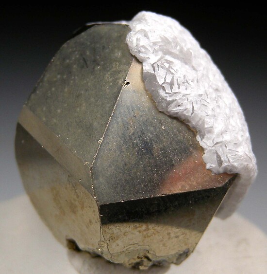 Pyrite with Calcite
