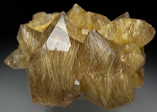 Rutile in Quartz