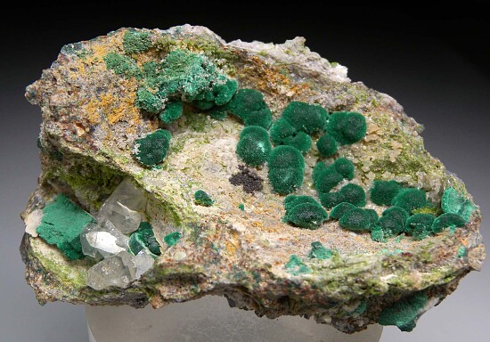 Cerussite, Malachite