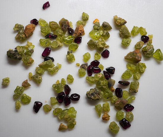 'Ant Hill' Pyrope and Peridot