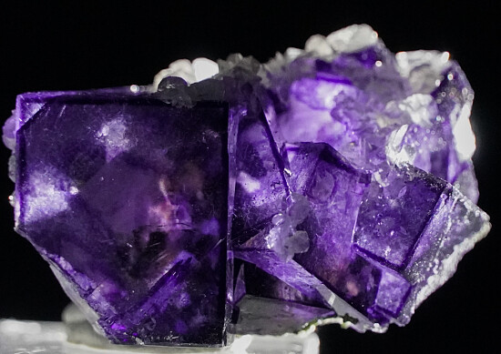 Fluorite with Calcite
